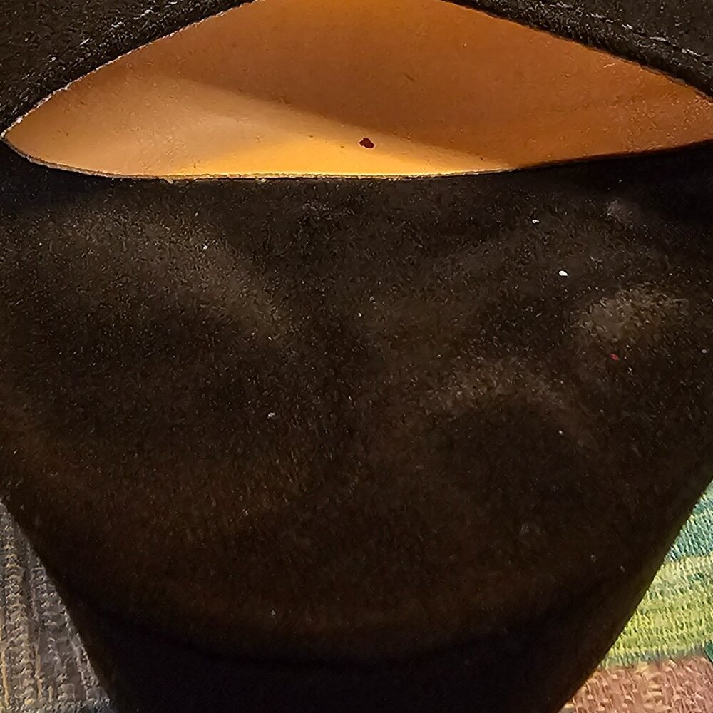 Jessica Simpson Irbella Platform Heels - Black Microsuede, Size 8 - Picture 6 of 9